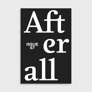 Afterall #57 – Palestine and the World