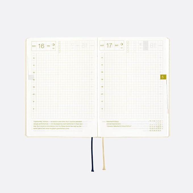 HOBONICHI TECHO 2025 HON A6 SLASH : IVORY